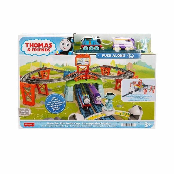 Thomas ve Arkadaşları Sodor Kupası Yarışı Oyuncak Tren Seti HFW03