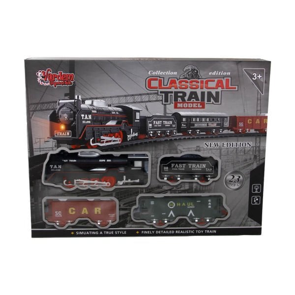 Oyuncak Tren Seti 23 Parça Classic Model Sesli ve Işıklı JHX6686