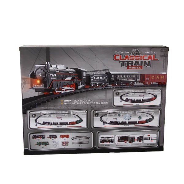 Oyuncak Tren Seti 23 Parça Classic Model Sesli ve Işıklı JHX6686