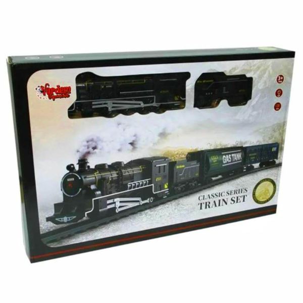 Oyuncak Tren Seti 18 Parça Classic Model Sesli ve Işıklı VR-1601C-1