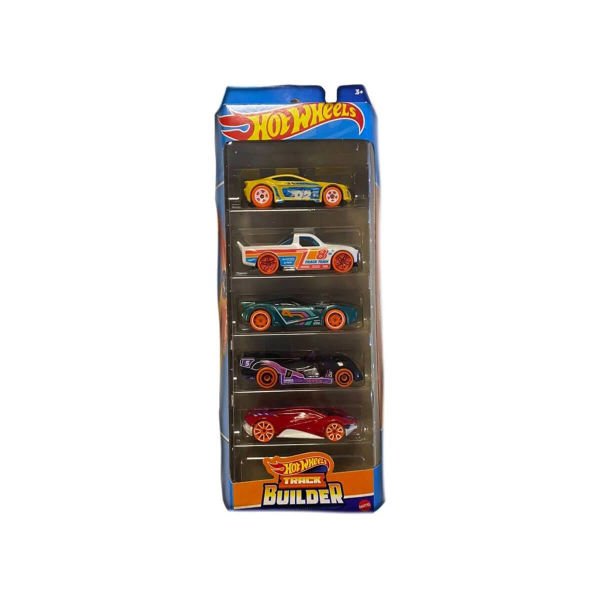 Hot Wheels 5'li Araba Seti HTW-01806 C - (Oyuncak Serisi Seçebilirsiniz) Track Builder Hly69