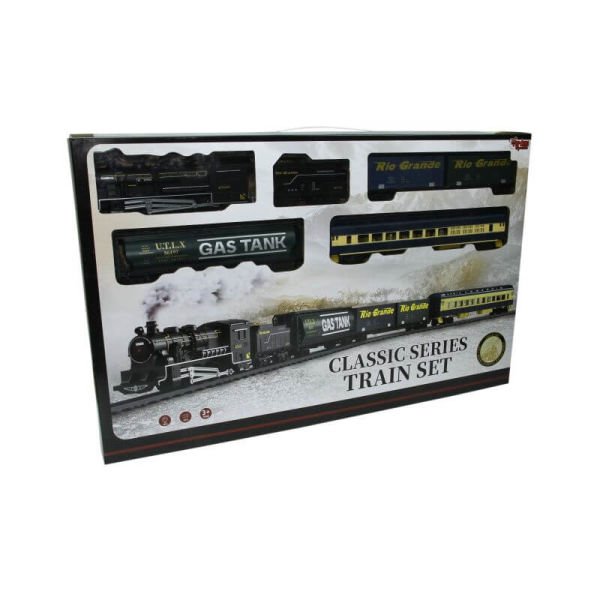 Oyuncak Tren Seti 33 Parça Classic Model Sesli ve Işıklı VR-1601C