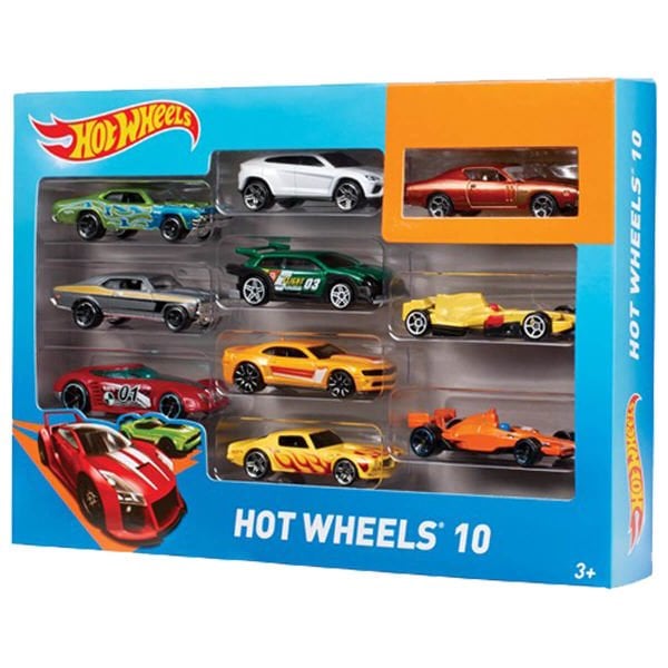 Hot Wheels 10'lu Araba Seti HTW-54886 - (Karma Oyuncak Araba Gelecektir)