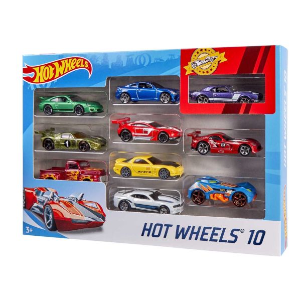 Hot Wheels 10'lu Araba Seti HTW-54886 - (Karma Oyuncak Araba Gelecektir)