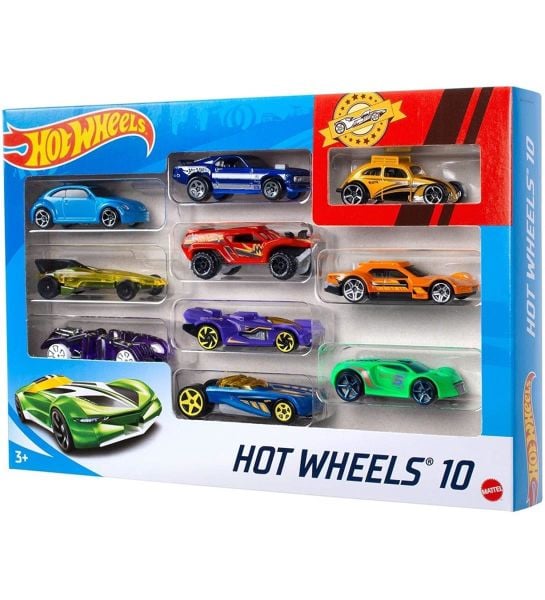 Hot Wheels 10'lu Araba Seti HTW-54886 - (Karma Oyuncak Araba Gelecektir)