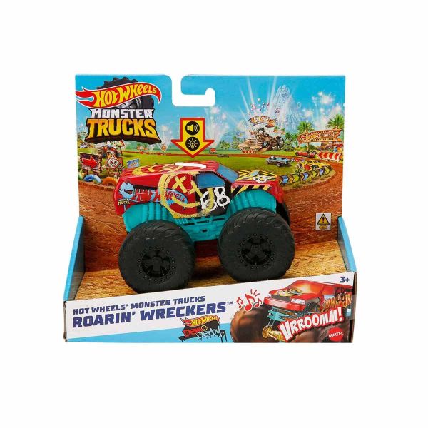 Hot Wheels Monster Trucks Kükreyen Arabalar Serisi HDX60 68-Yeşil