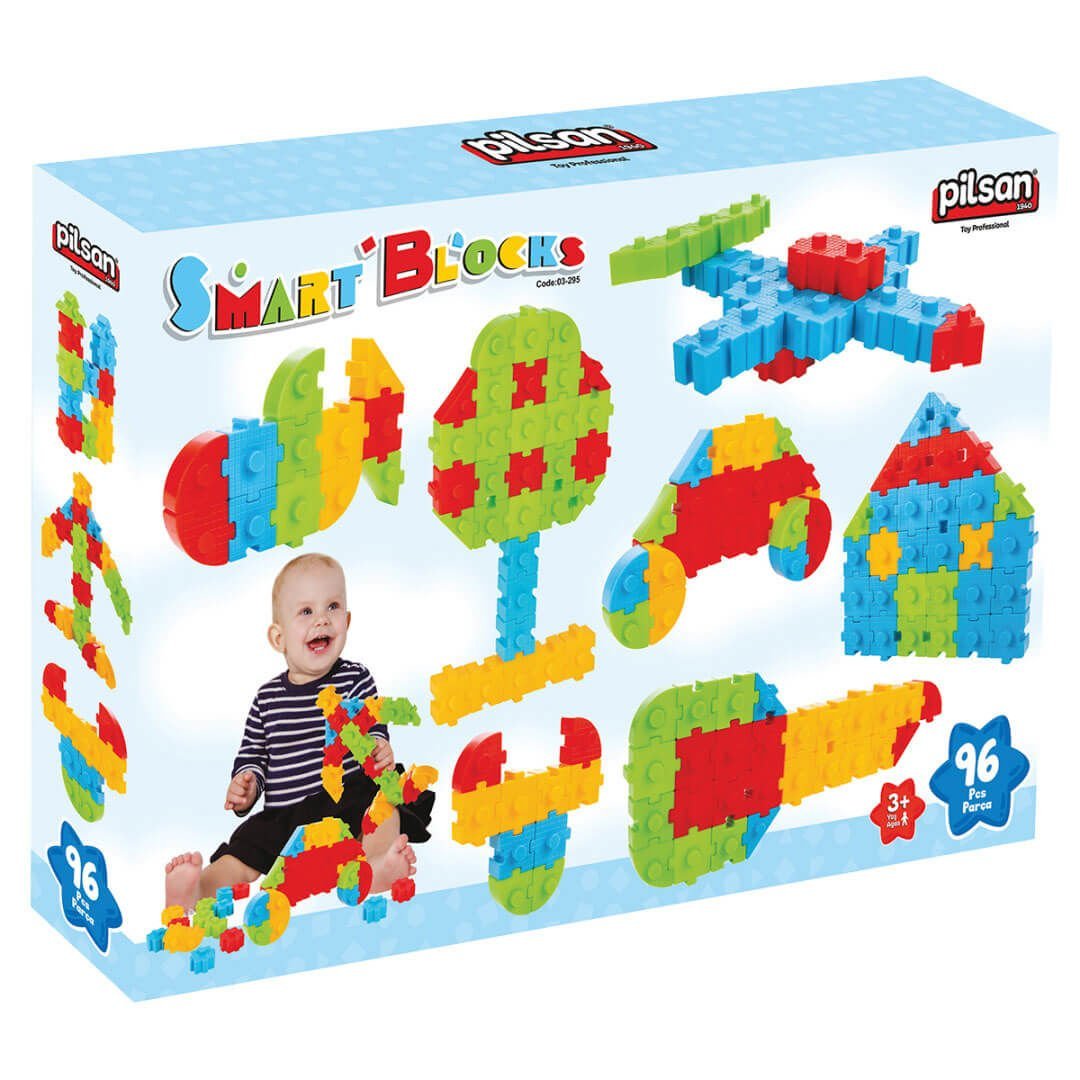 Smart Bloklar 96 Parça Eğitici Oyuncak Seti PL-03-295