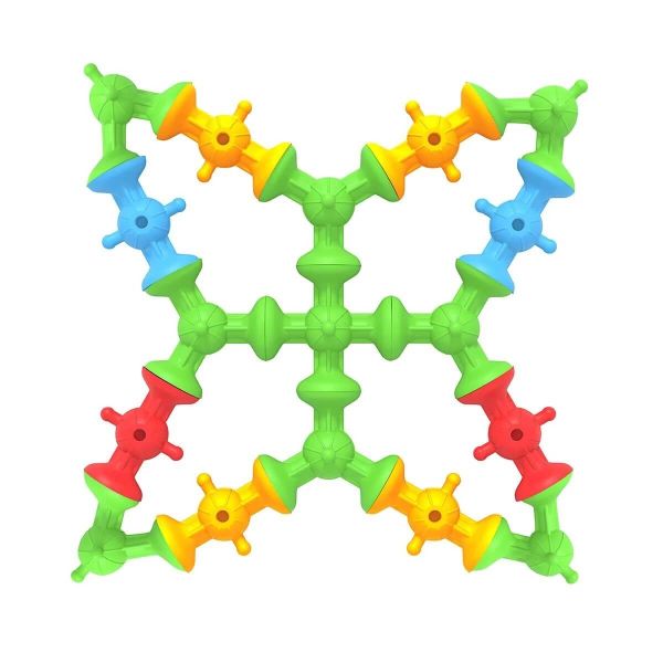 Yumuşak Vantuz Moleküller 44 Parça Eğitici Oyuncak Seti PL-03-636