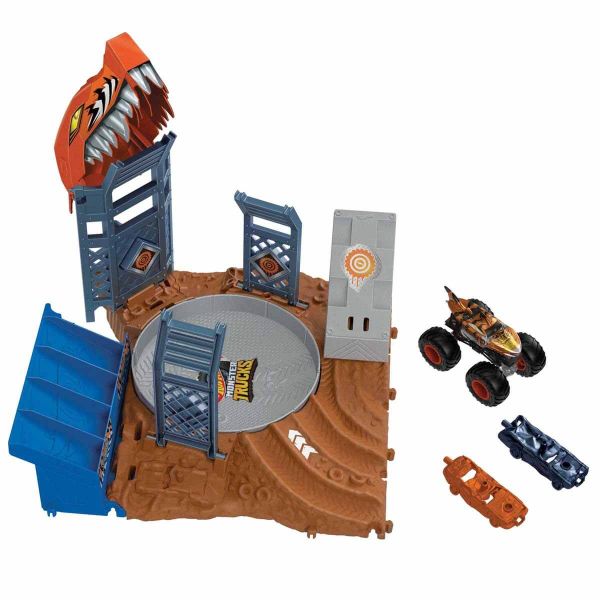Hot Wheels Monster Trucks Arenada Yarı Final Setleri HNB93 - Tiger Shark