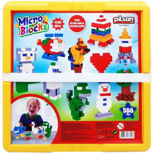 Mikro Bloklar 588 Parça Eğitici Oyuncak Seti PL-03-492