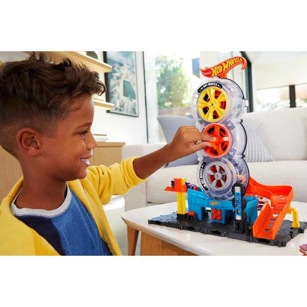 Hot Wheels City Tekerlek Kulesi HDP02 Oyuncak Fırlatma Rampası