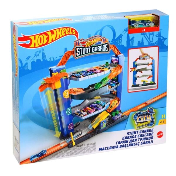 Hot Wheels Maceraya Başlangıç Garajı 4 Katlı GNL70 Fırlatma Rampası