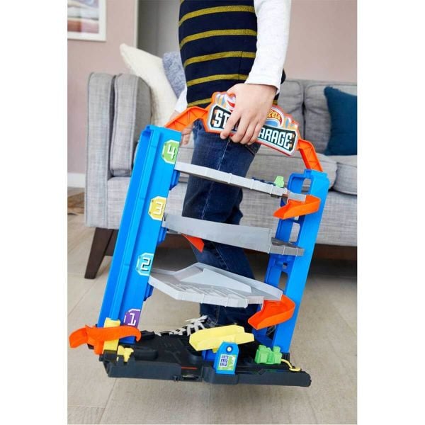 Hot Wheels Maceraya Başlangıç Garajı 4 Katlı GNL70 Fırlatma Rampası