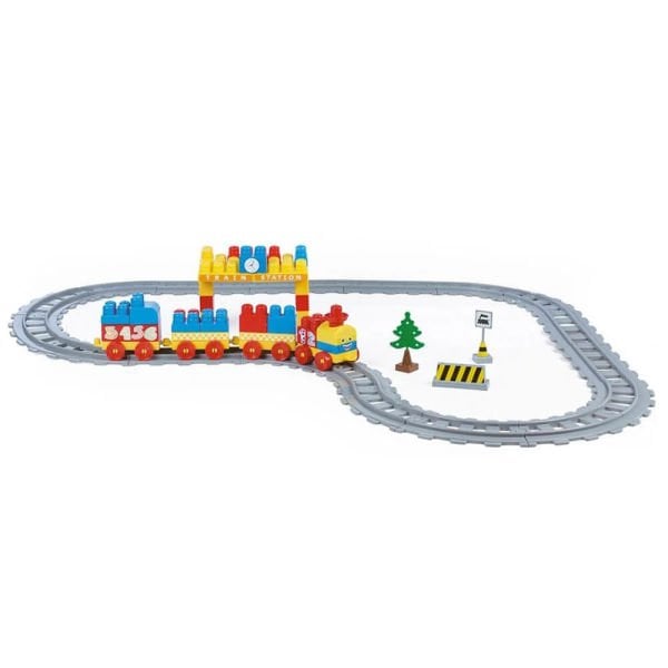 Eğitici Oyuncak 89 Parça Renkli Tren Seti DL-5082