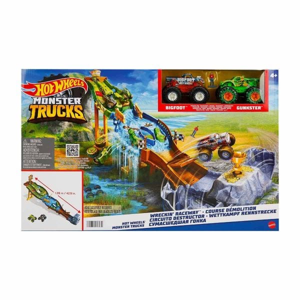 Hot Wheels Canavar Kamyonlar Yıkıcı Yarış Pisti HGV12