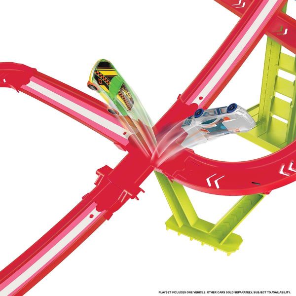 Hot Wheels Neon Yarışlar Çoklu Yarış Heyecanı Pist Seti HPC07 Oyuncak Seti