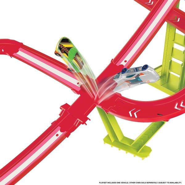 Hot Wheels Neon Yarışlar Çoklu Yarış Heyecanı Pist Seti HPC07 Oyuncak Seti