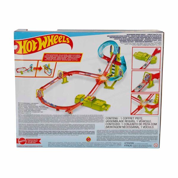 Hot Wheels Neon Yarışlar Çoklu Yarış Heyecanı Pist Seti HPC07 Oyuncak Seti