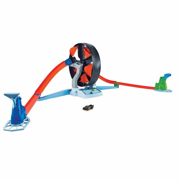 Hot Wheels Dönen Tekerlek Macerası Yarış Seti GJM77 Fırlatma Rampası