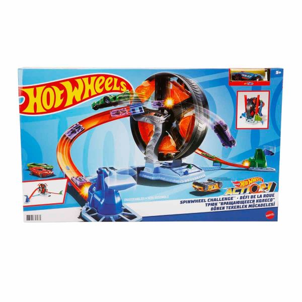 Hot Wheels Dönen Tekerlek Macerası Yarış Seti GJM77 Fırlatma Rampası