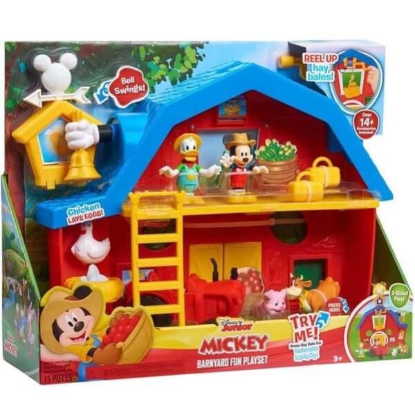 Disney Junior Mickey Çiftlik Evi 14 Parça Oyun Seti MCC10000