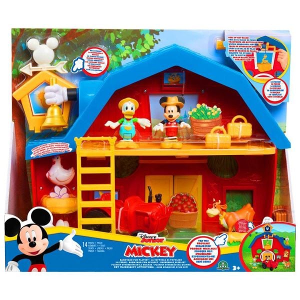 Disney Junior Mickey Çiftlik Evi 14 Parça Oyun Seti MCC10000