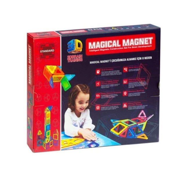 Magical Magnet Standart 62 Parça Oyuncak Seti MM6280