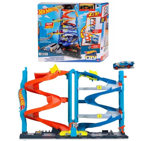 Hot Wheels Heyecanlı Yarış Kulesi HKX43 Fırlatma Rampaları