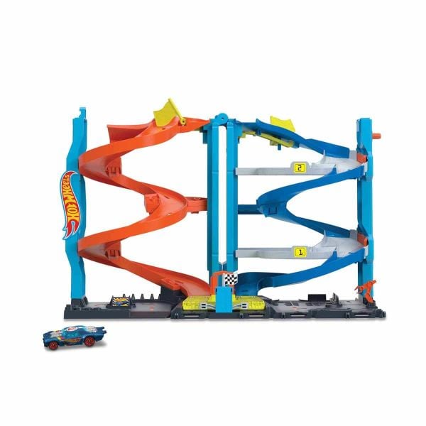 Hot Wheels Heyecanlı Yarış Kulesi HKX43 Fırlatma Rampaları