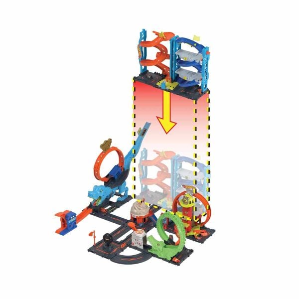 Hot Wheels Heyecanlı Yarış Kulesi HKX43 Fırlatma Rampaları