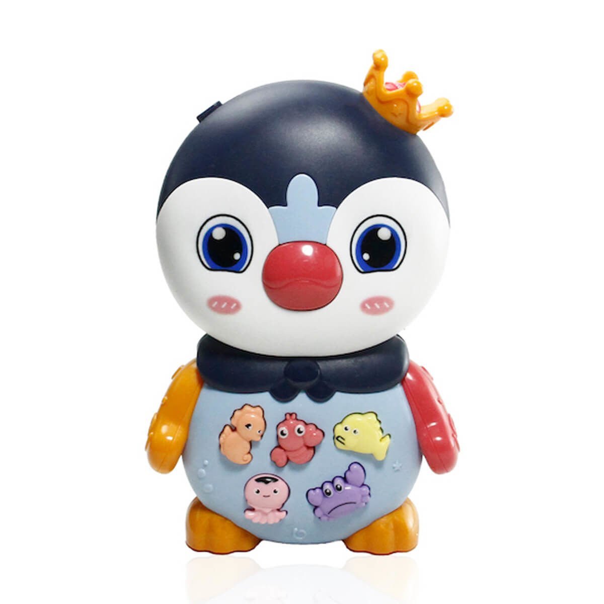 Oyuncak Işıklı ve Sesli Müzikli Penguen Bebek Piyanosu Siyah VR-855-136A