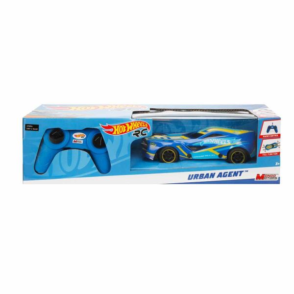 Hot Wheels 1:24 Ölçekli Uzaktan Kumandalı Araba - Urban Agent 63255 Mavi