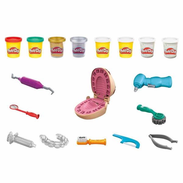 Play Doh Oyun Hamuru Dişçi Rol Yapım Oyuncak Seti F1259
