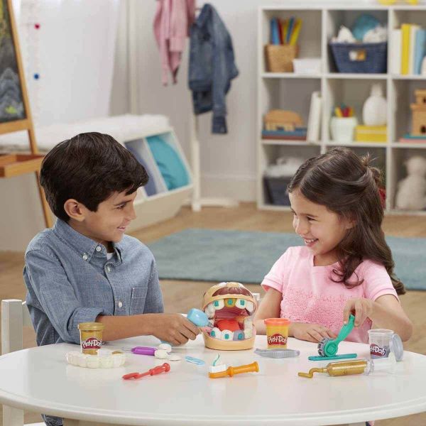 Play Doh Oyun Hamuru Dişçi Rol Yapım Oyuncak Seti F1259