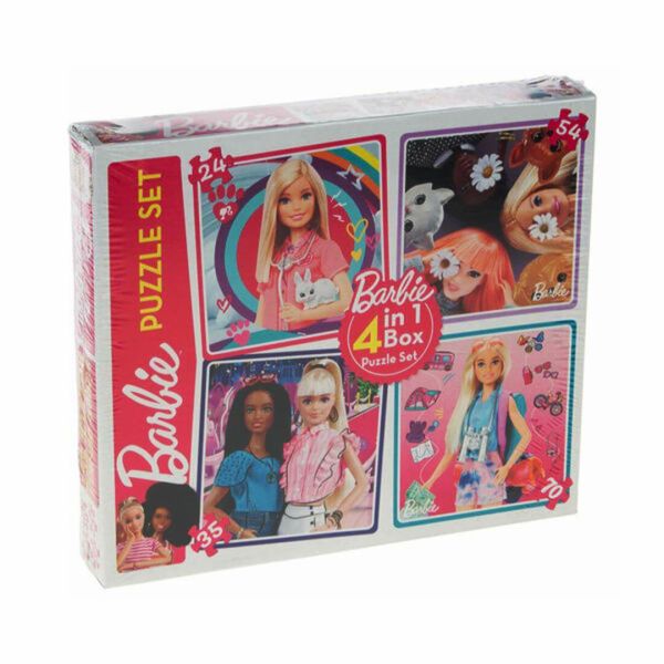 Barbie 183 Parça Puzzle 4 in 1 BRP1888