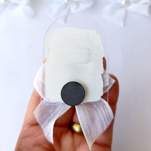 Nikah Şekeri Hediyeliği Nks-328A Pencere Formunda Şeffaf Pleksi Magnet
