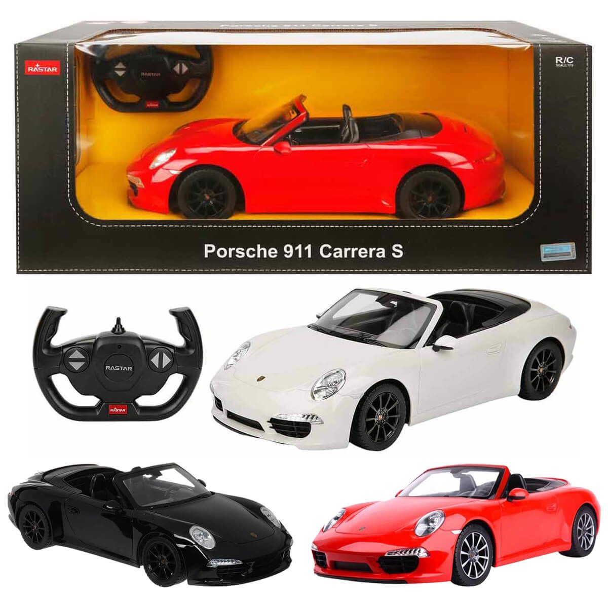 Porsche 911 Carrera S 1:12 Uzaktan Kumandalı Işıklı Araba RST-47700