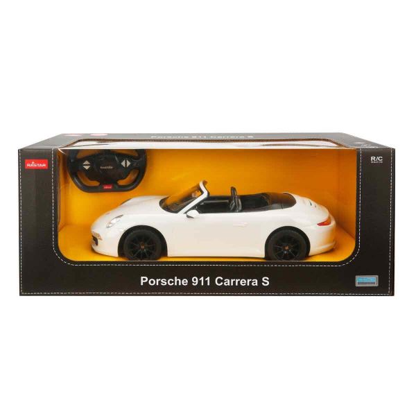 Porsche 911 Carrera S 1:12 Uzaktan Kumandalı Işıklı Araba RST-47700 Beyaz