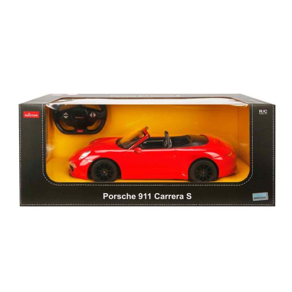 Porsche 911 Carrera S 1:12 Uzaktan Kumandalı Işıklı Araba RST-47700 Kırmızı