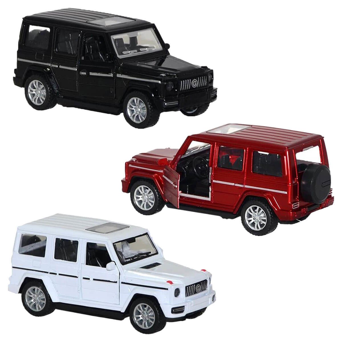 Metal Araba Çek Bırak Açılır Kapılı Sesli ve Işıklı Oyuncak Jeep CNM-6636-60