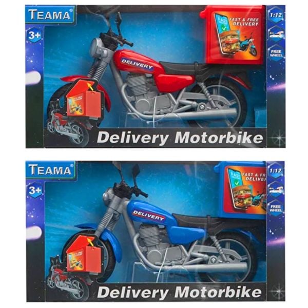 Delivery Motorbike Çek Bırak Kurye Motosikleti TM-61842 Oyuncak Motosiklet