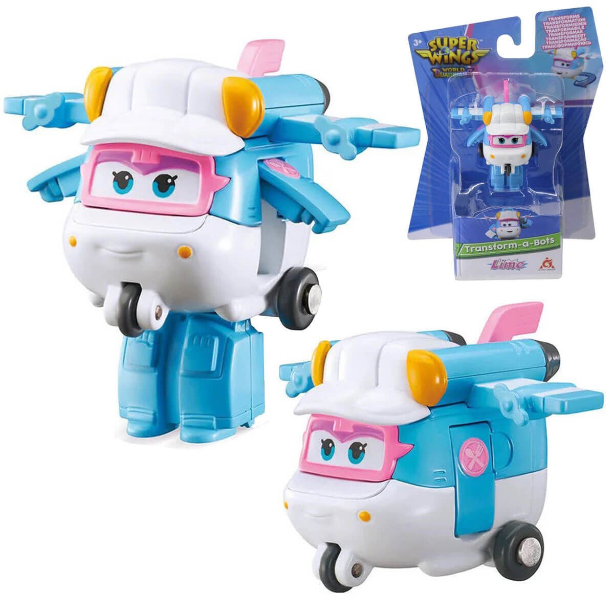 Harika Kanatlar Dönüşebilen Süper Wings Lime Mini Figürü MG760035