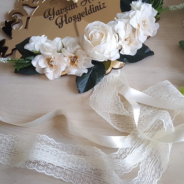 Kapı Süsü Kps-01 | Hoşgeldiniz Yazısı Karşılama Panosu Gold