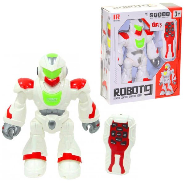 Uzaktan Kumandalı Yürüyen Robot Sesli ve Işıklı PSFJ608-3