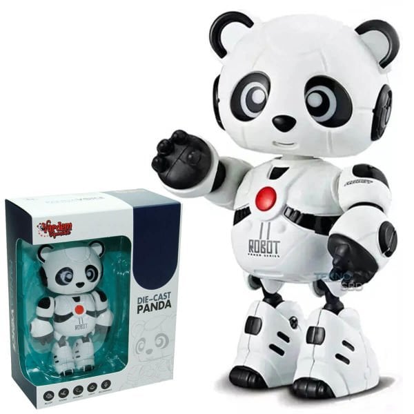 Işıklı ve Müzikli Ses Taklitçisi Interaktif Robot Panda MY66-Q1206