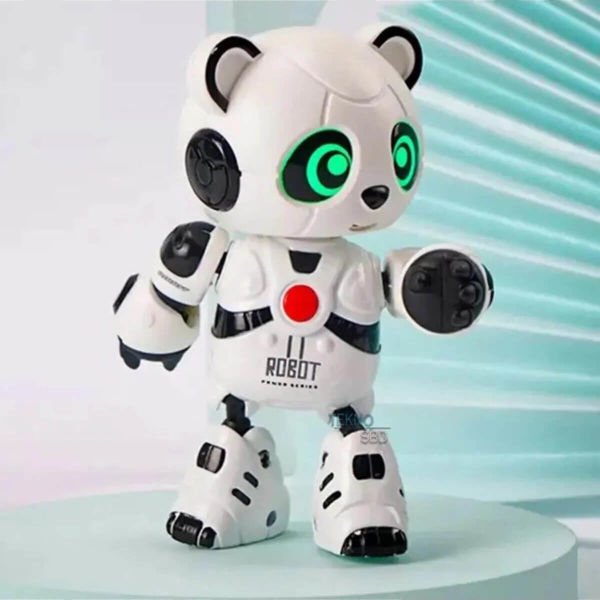 Işıklı ve Müzikli Ses Taklitçisi Interaktif Robot Panda MY66-Q1206