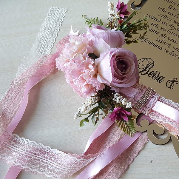 Kapı Süsü Kps-02 | Hoşgeldiniz Yazısı Diködörtgen Karşılama Panosu Gold