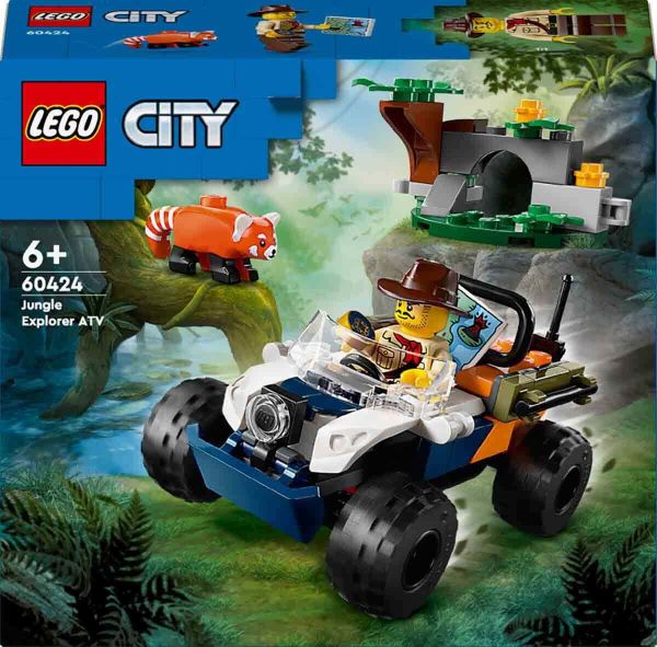 LEGO City Orman Kaşifinin ATV’li Kırmızı Panda Görevi LCT-60424