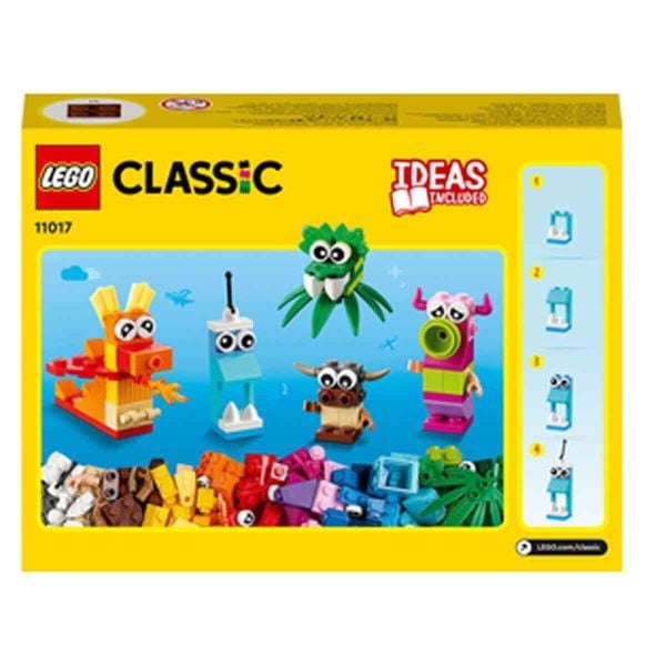 LEGO Classic Yaratıcı Canavarlar Yapım Oyuncak Seti LCS-11017