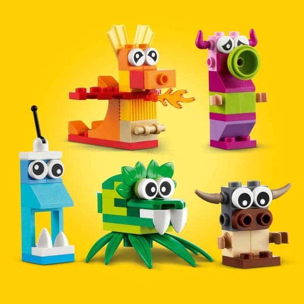 LEGO Classic Yaratıcı Canavarlar Yapım Oyuncak Seti LCS-11017